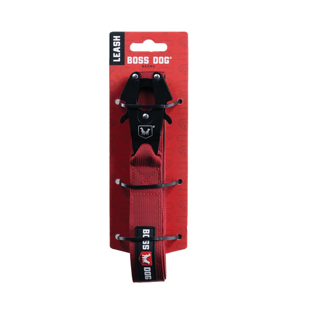 Boss Dog, Tactical Leash, Red