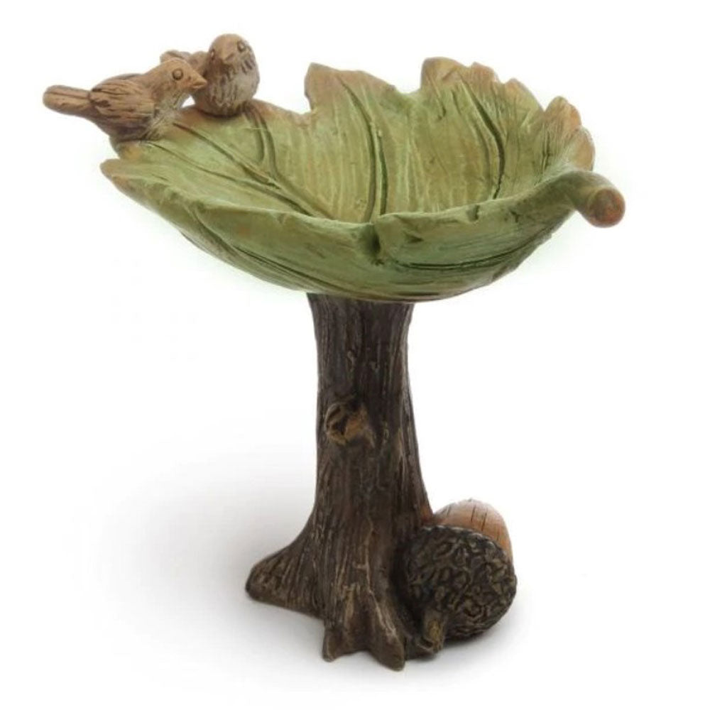 Woodland Knoll, Miniature Leaf Bird Bath