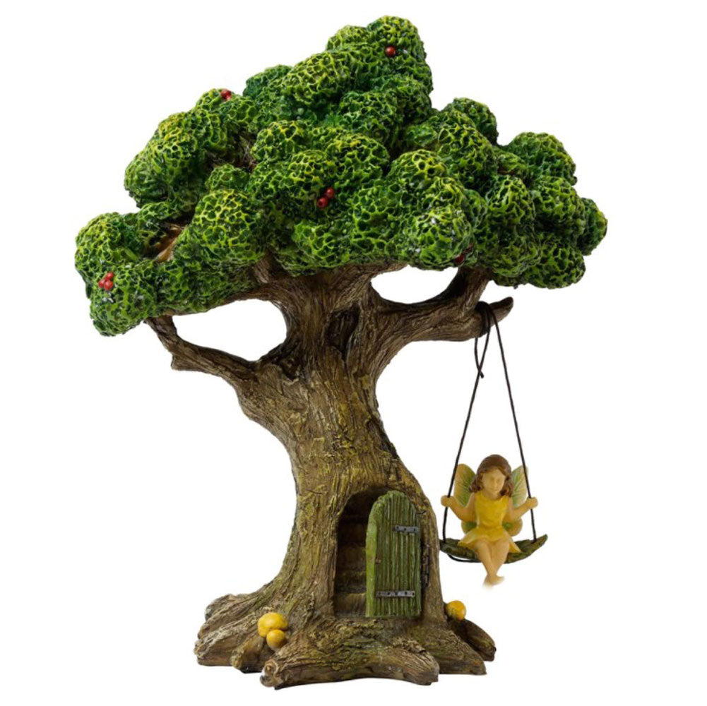 Woodland Knoll, Miniature Tree with Swinging Fairy