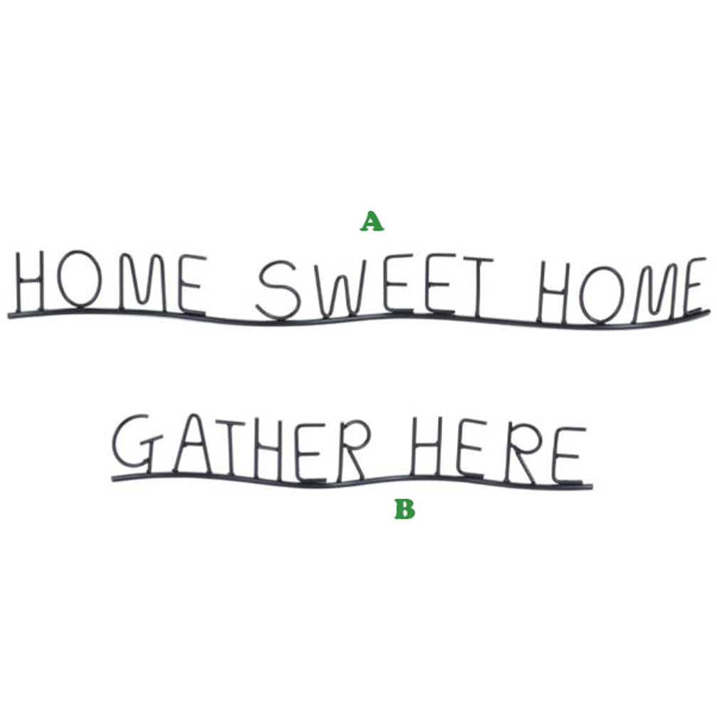 Melrose, Gather or Home Metal Signs, Assorted and Sold Separately