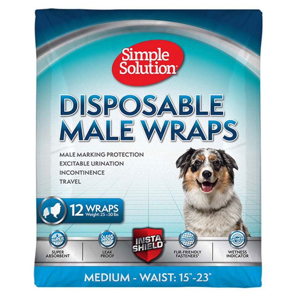 Simple Solution, Disposable Male Wrap, Medium