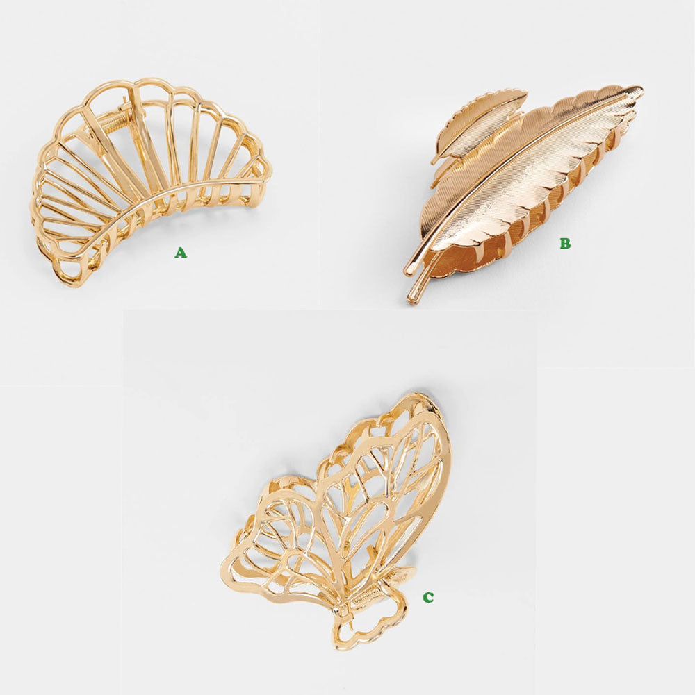 Coco+Carmen, Gold Hair Clip, Assorted and Sold Separately