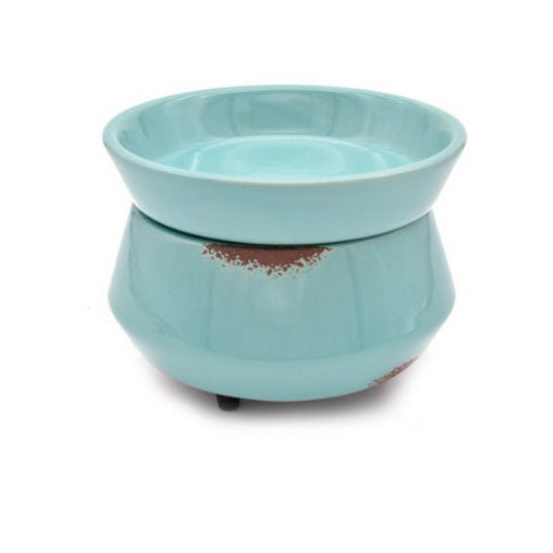 Swan Creek- Classic Wax Melter with Dish- Turquoise