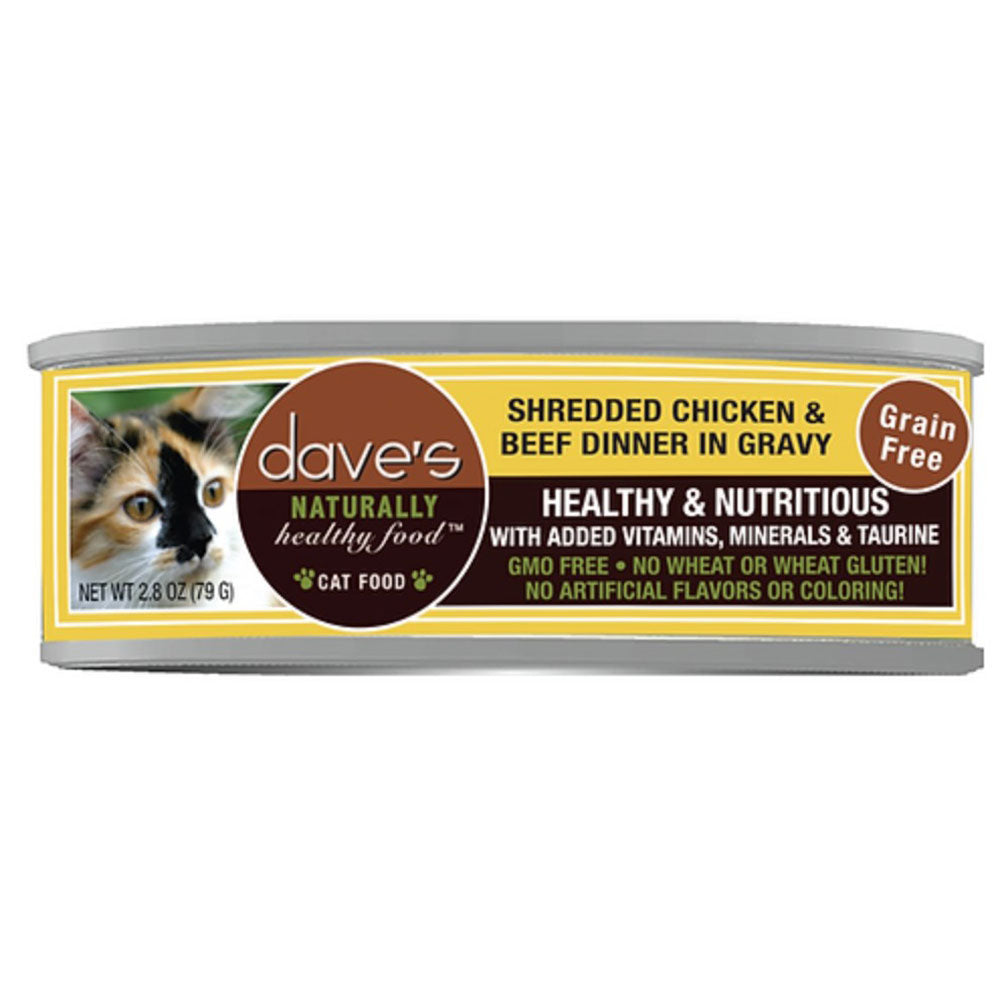Dave's, Shredded Chicken/ Beef Dinner, 2.8 oz.