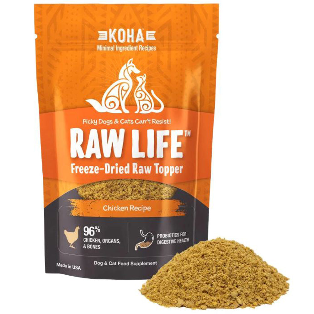 KOHA, Freeze Dried GF Topper Chicken, 8 oz.