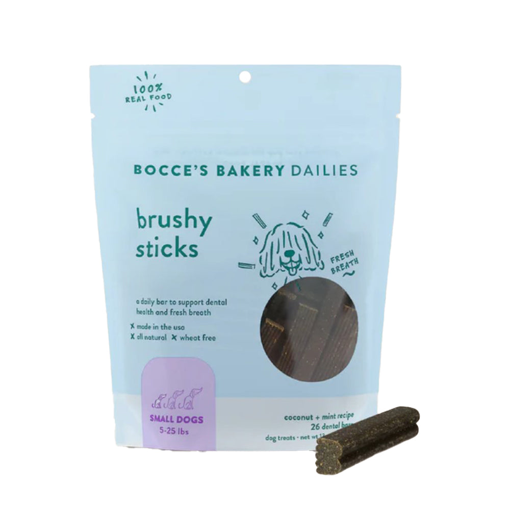 Bocce's Bakery, Small Brushy Sticks, 13 oz.