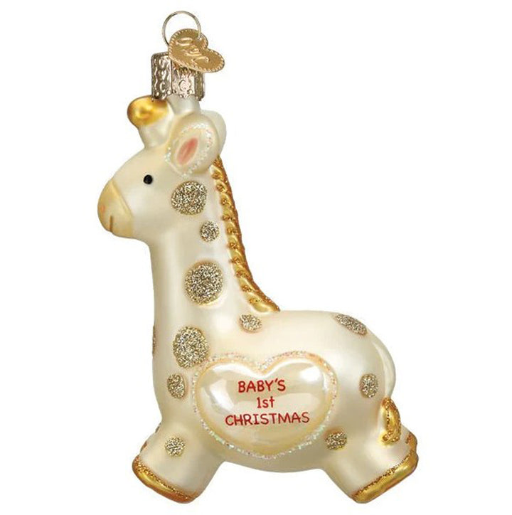 Old World Christmas, Baby's 1st Christmas Giraffe Ornament