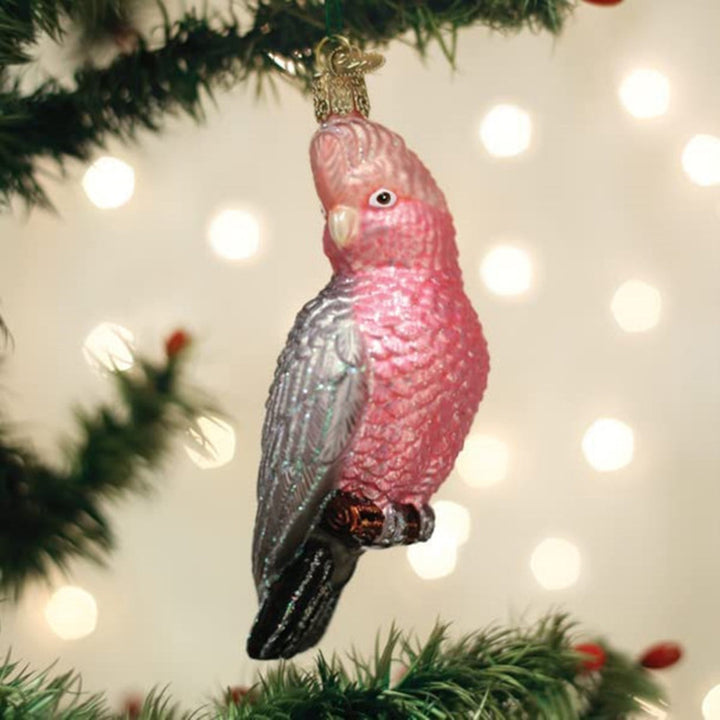 Old World Christmas, Rose-Breasted Cockatoo Ornament