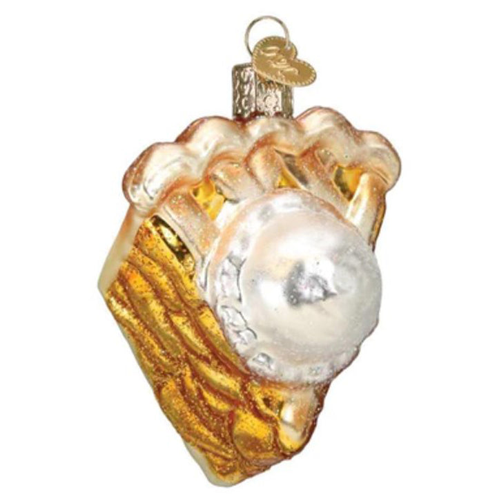 Old World Christmas, Apple Pie A La Mode Ornament