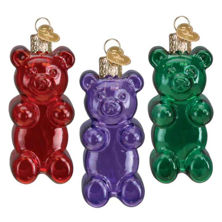 Old World Christmas, Jelly Bear Set Ornament
