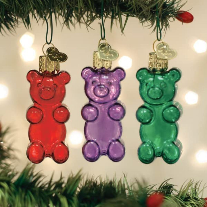 Old World Christmas, Jelly Bear Set Ornament