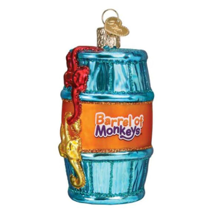 Old World Christmas, Barrel of Monkeys Ornament