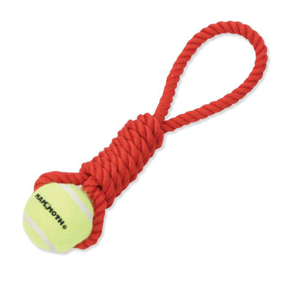Mammoth, Twister Pull Tug/Tennis Ball, 15"