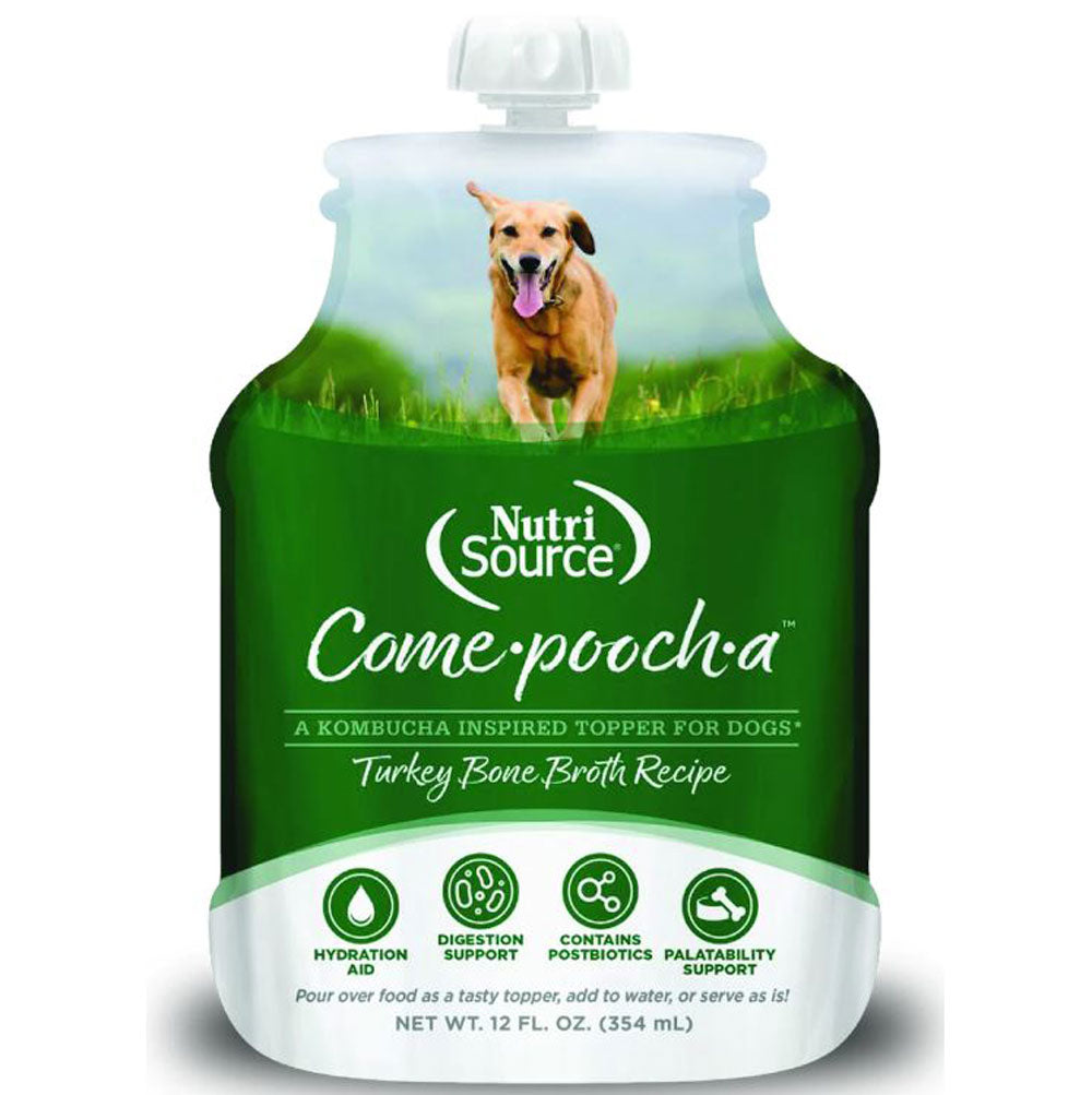 Nutrisource, Come-Pooch-A-Turkey, Bone Broth, 12 oz.