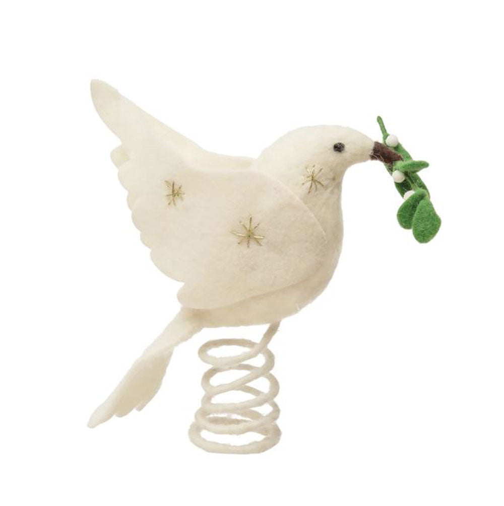 Creative Co-Op, Dove Tree Topper W/Olive Branch