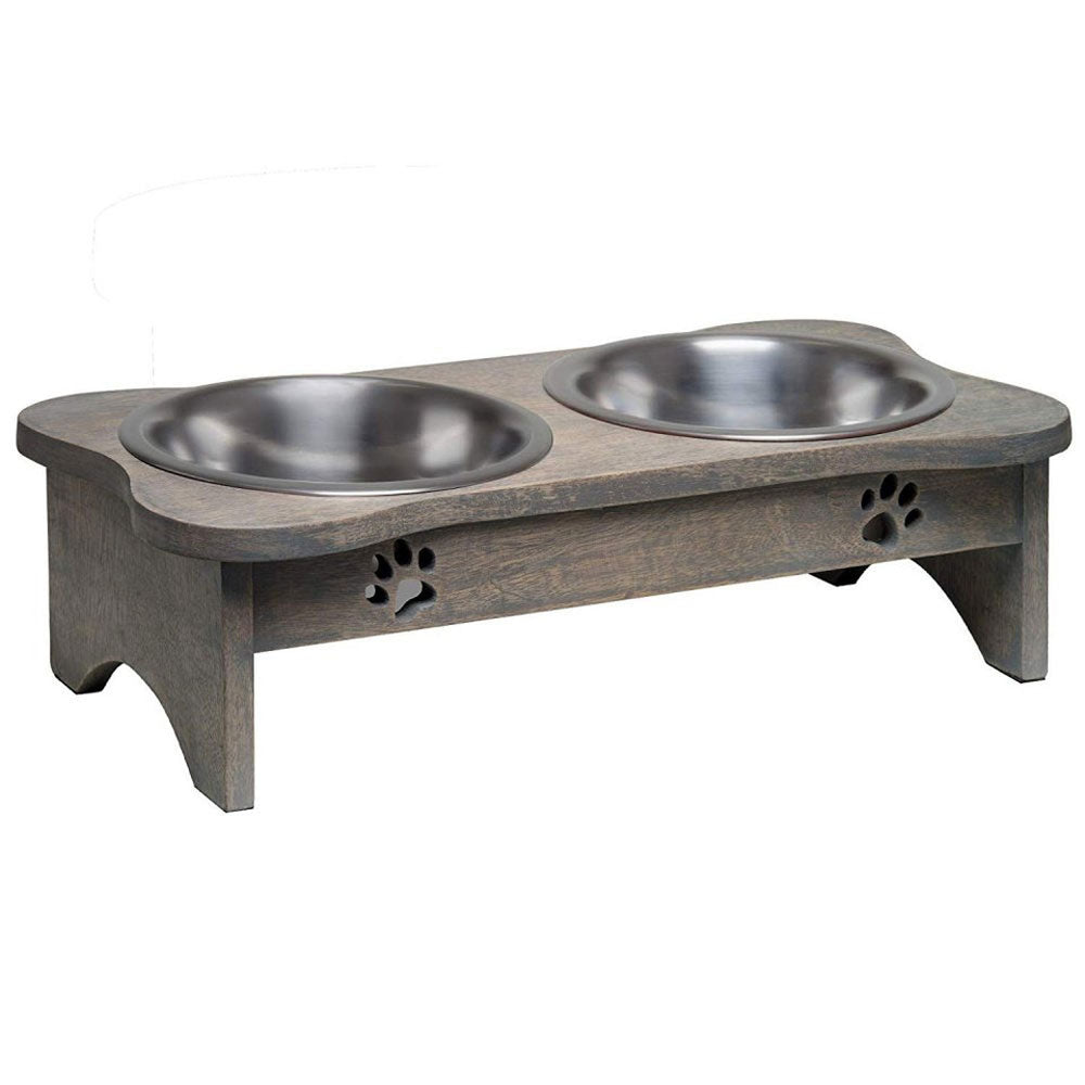 Loving Pets, Wooden Modern Diner, Grey 1 PT