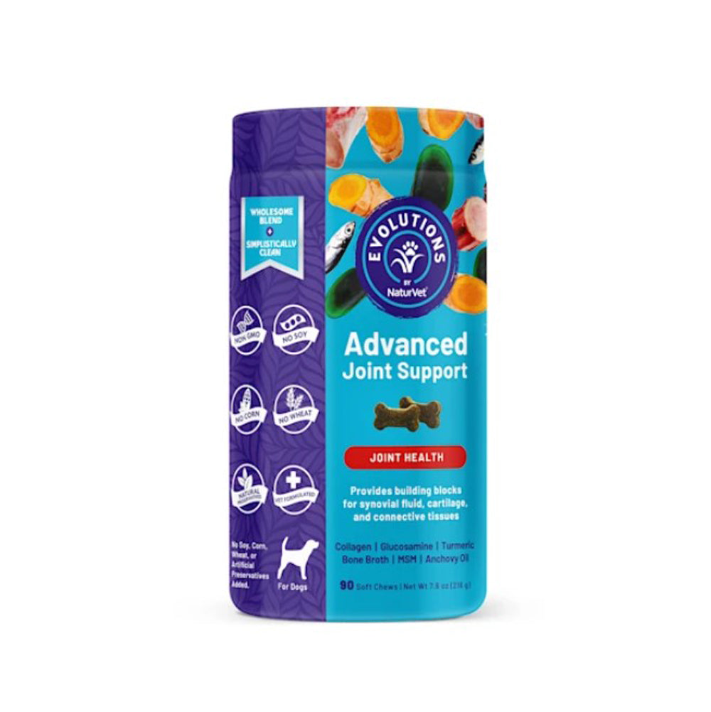 NaturVet, Evolutions, Probiotic Advance Joint Chews, 90 ct