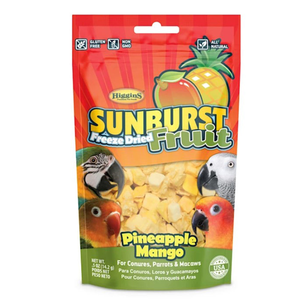 Higgins, Sunburst Freeze Dried Treat Pineapple Mango, .5 oz.