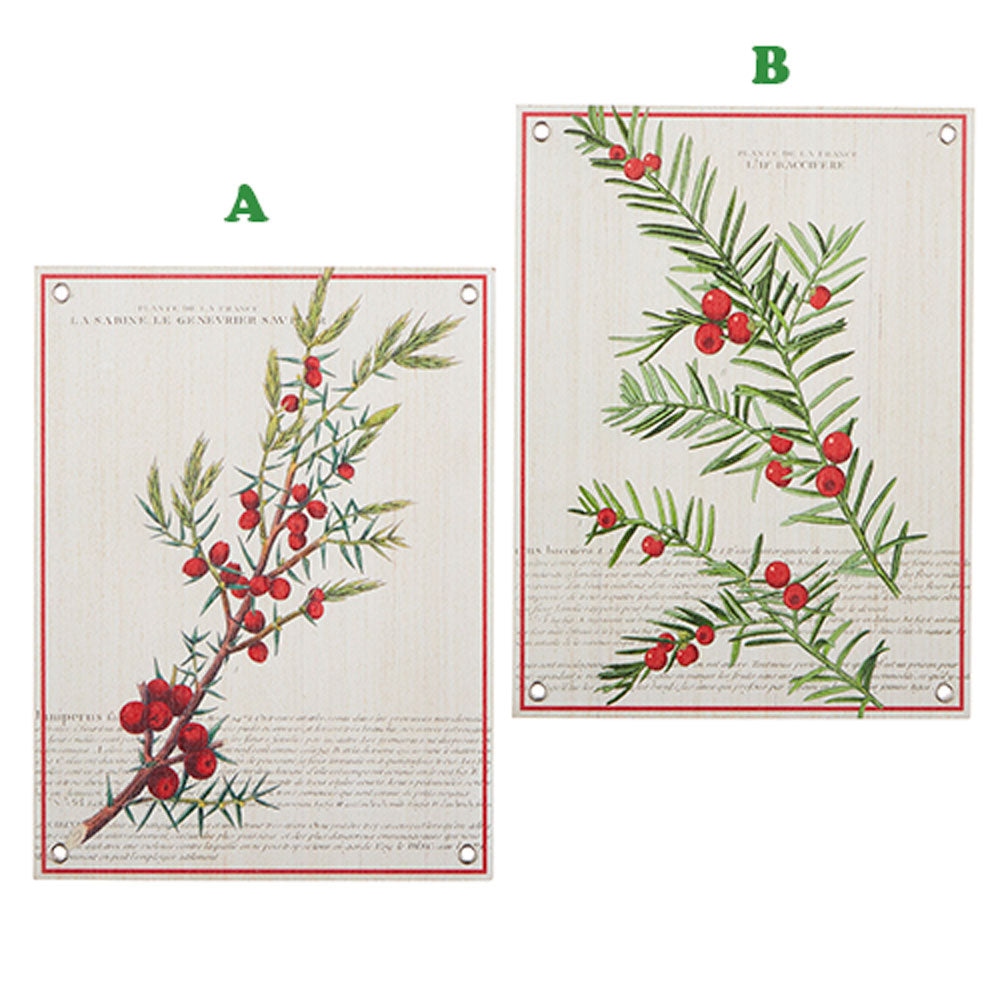 RAZ, Holiday Berry Spray Wall Art