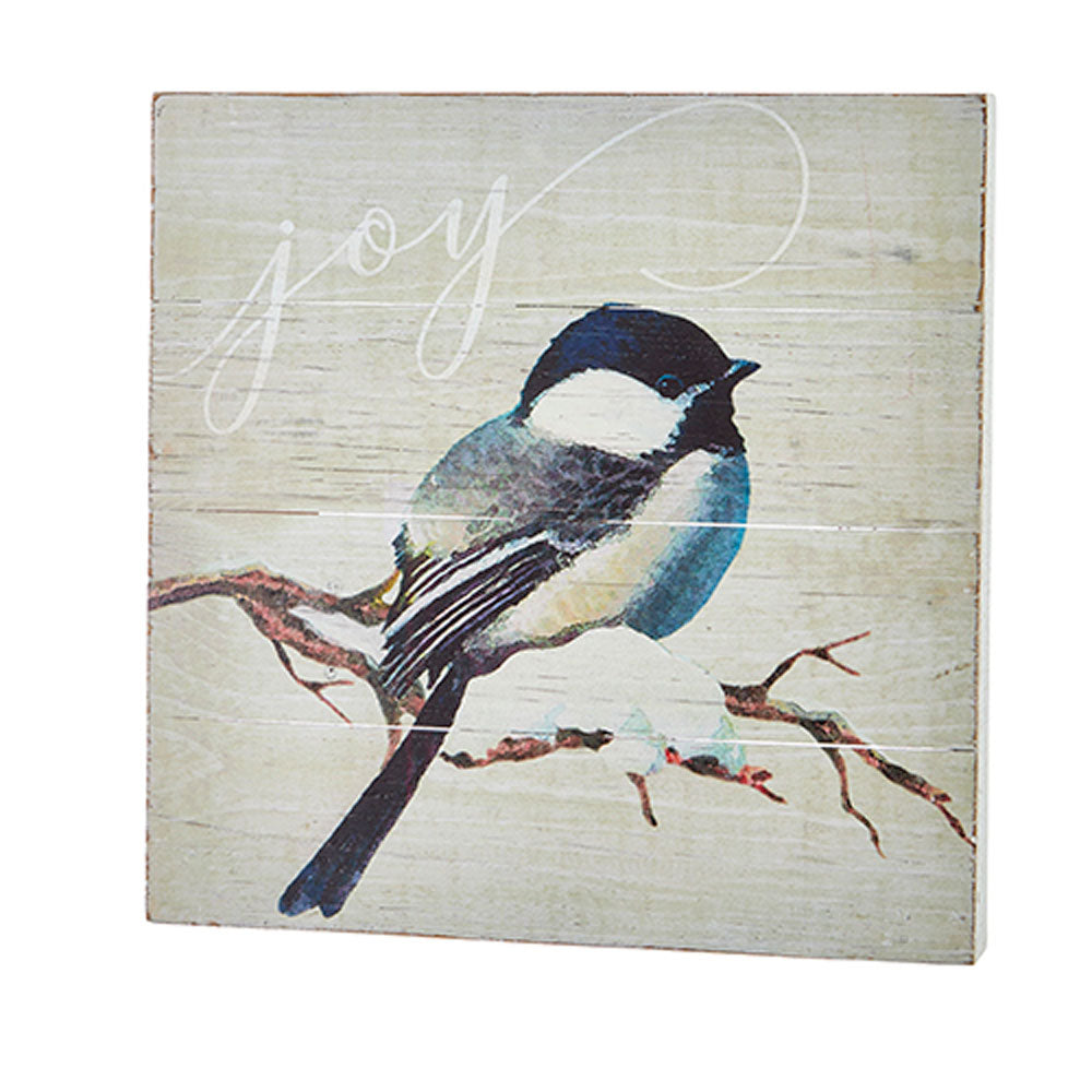 RAZ, Chickadee Wooden Wall Art