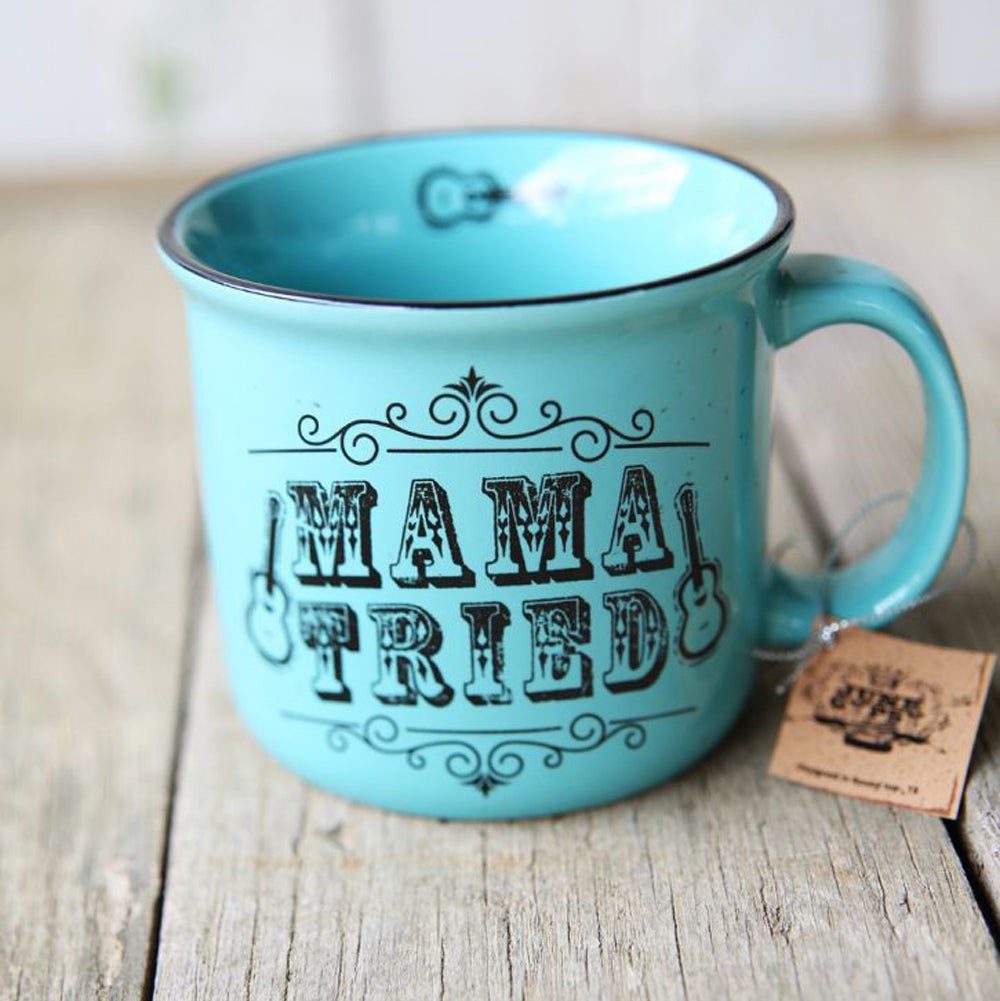 Junk Gypsy, Mama Tried Mug, 15 oz.