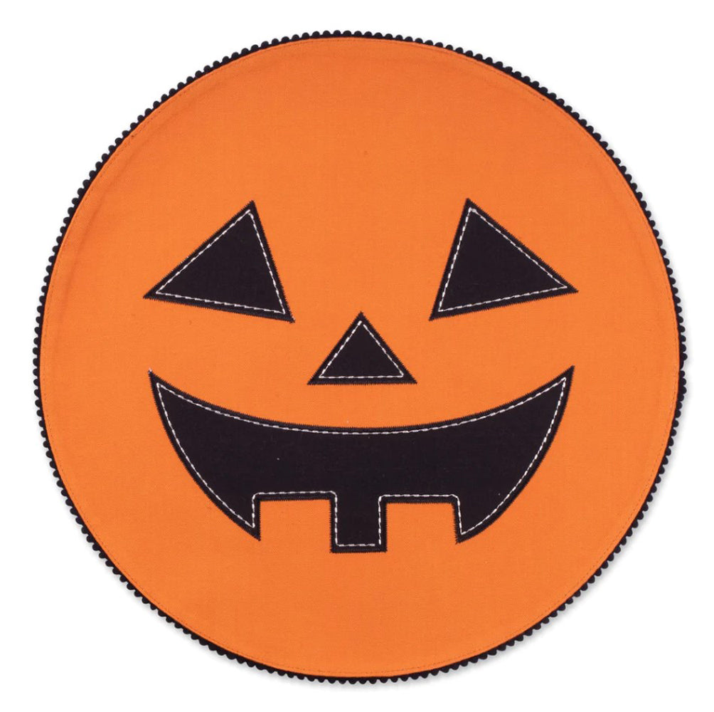 Design Imports, Jack O' Lantern Round Placemat