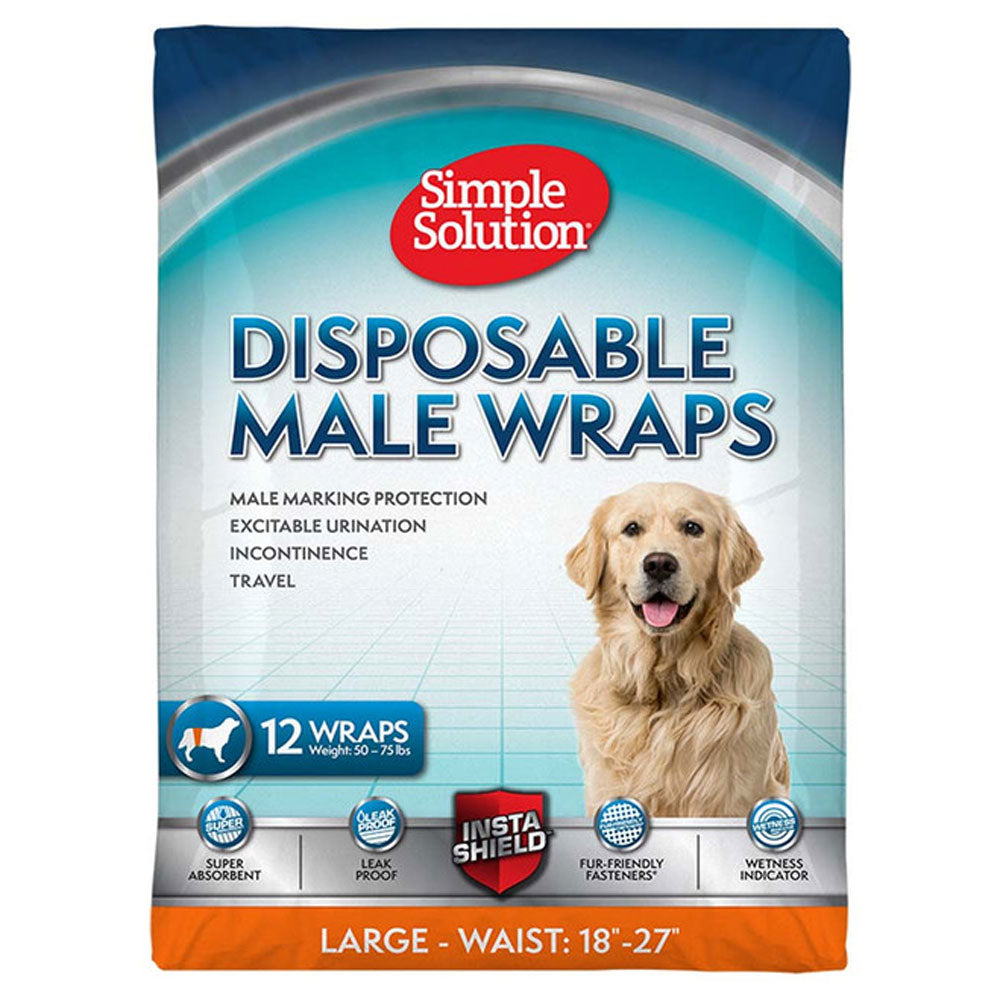 Simple Solution, Disposable Male Wrap, Large