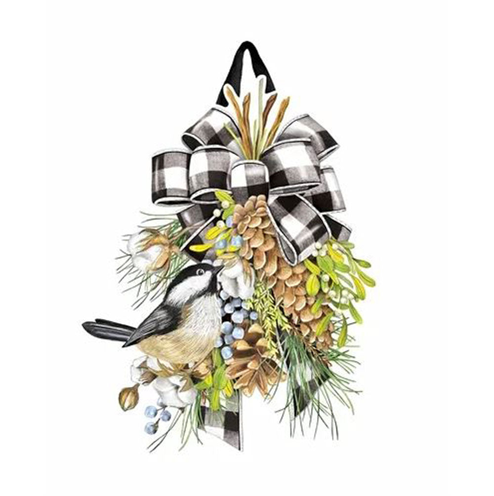 Magnet Works, Chickadee & Checks Door Decor