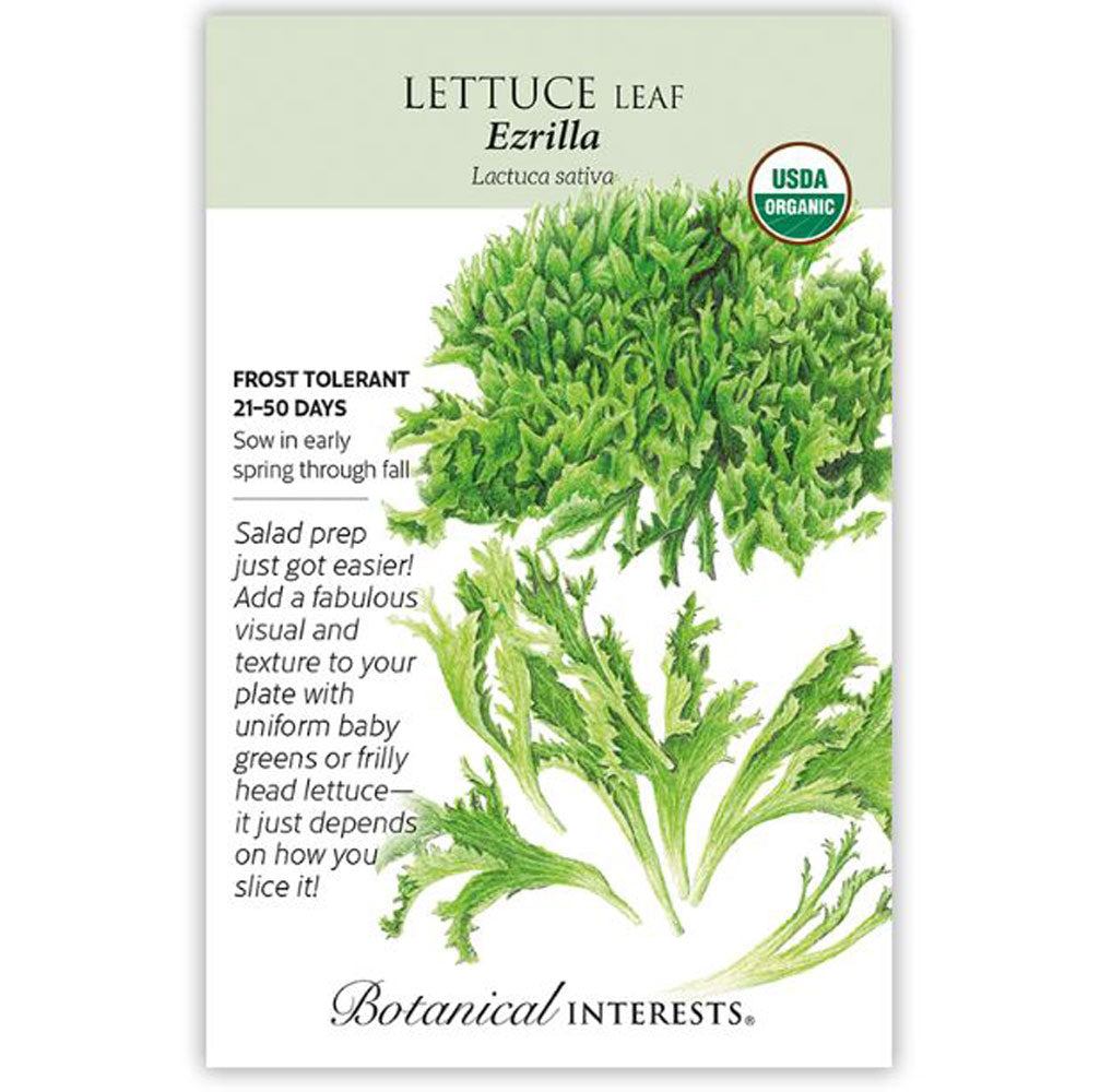 Botanical Interests, Lettuce, Eazyleaf Ezrilla