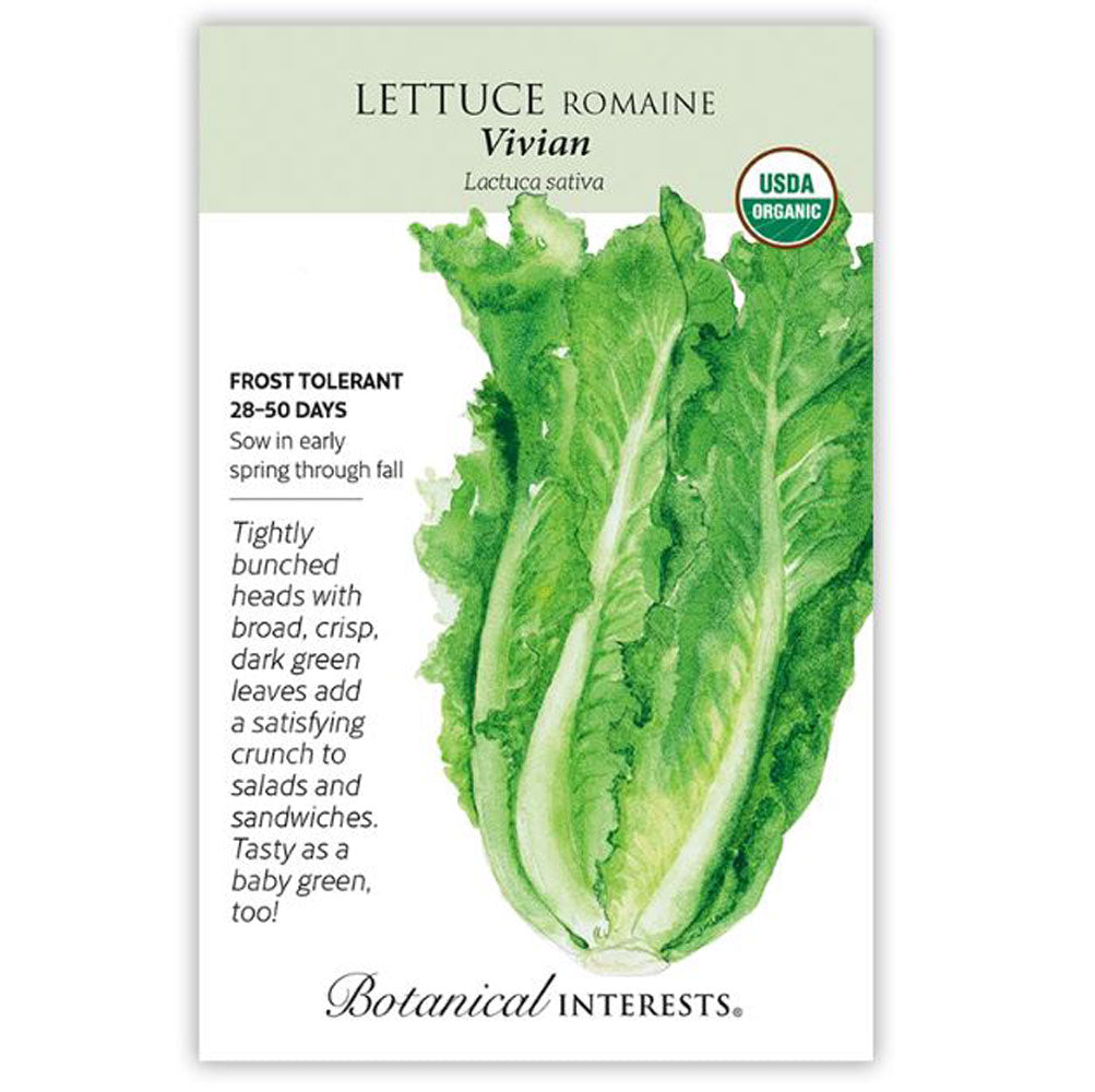 Botanical Interests, Lettuce, Romaine Vivian
