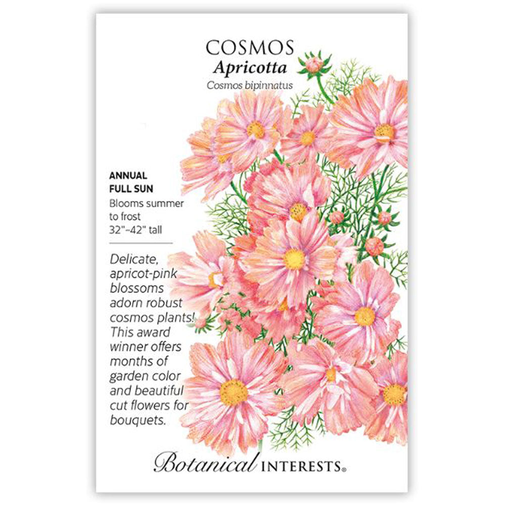 Botanical Interests, Cosmos Apricotta