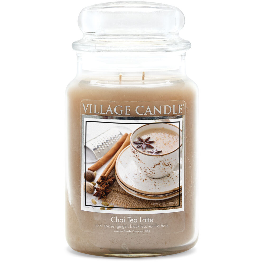 Village Candle, Chai Tea Latte, Large Candle