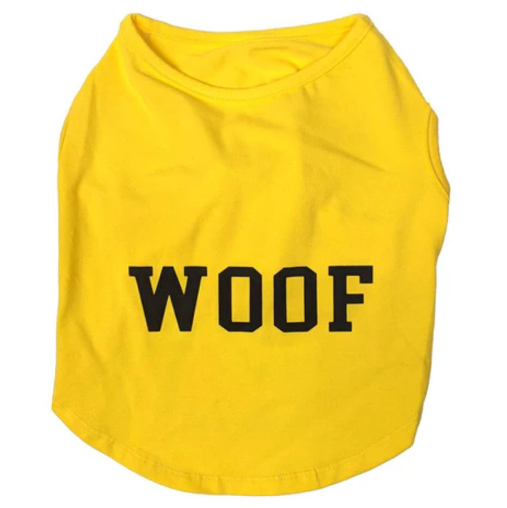 Cosmo, Woof Tee, Yellow