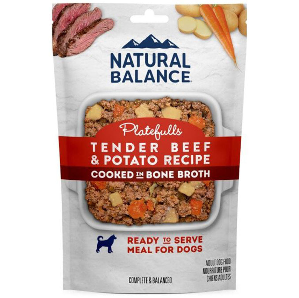 Natural Balance, Platefuls Beef/Pot, Wet Dog Food, 9 oz.