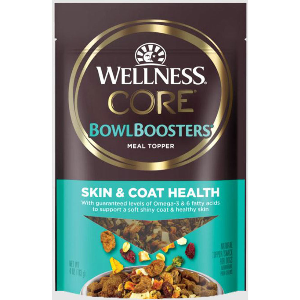 Wellness, Core Bowl Boosters, Skin/Coat, 4 oz.