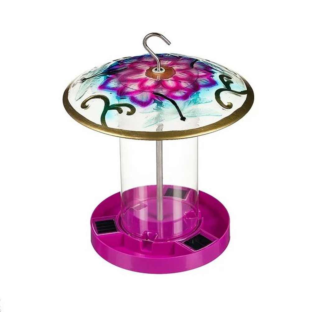 Evergreen, Solar Birdfeeder W/ Dragonfly