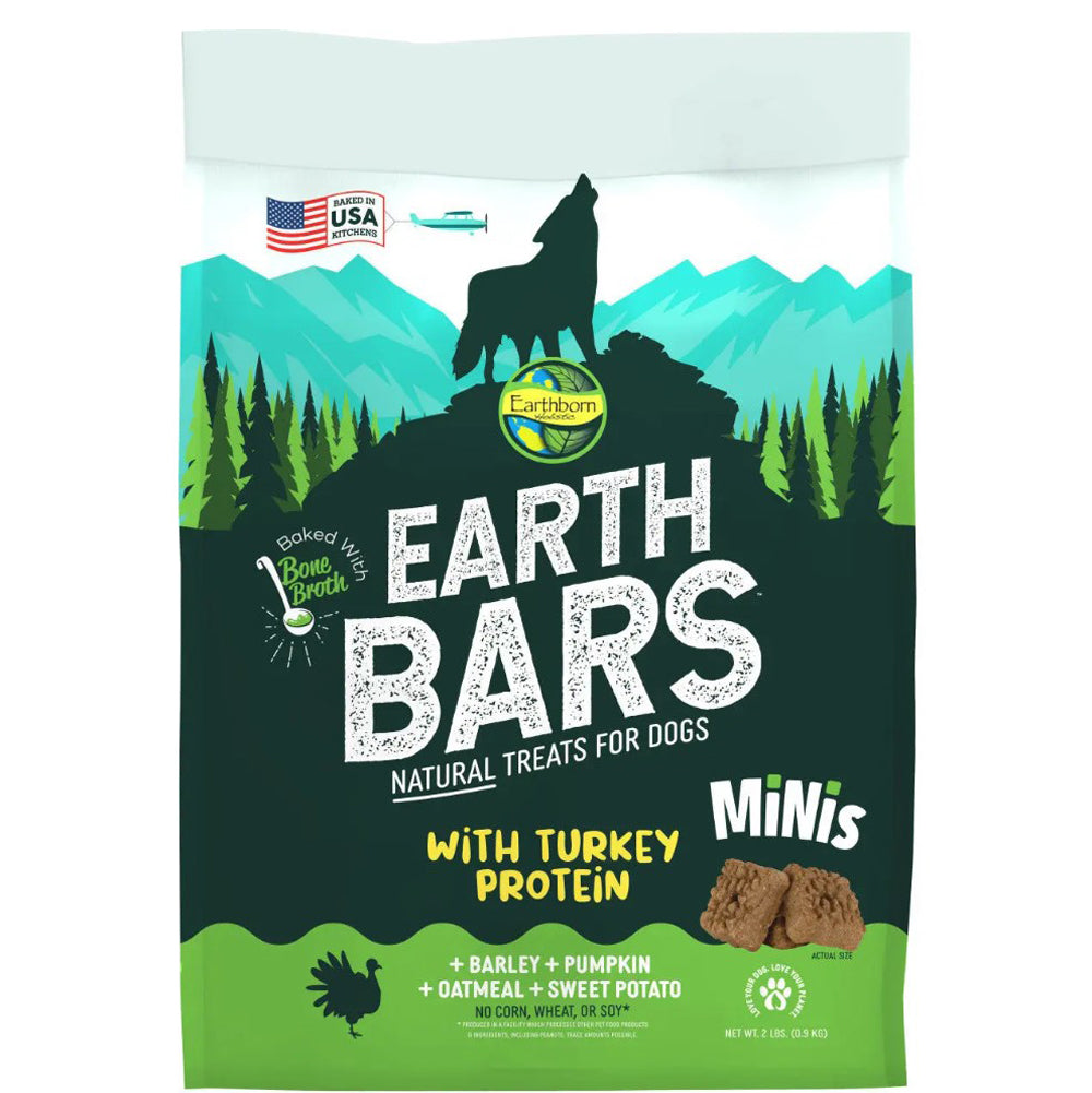 EarthBorn, Mini EarthBars Turkey Barley Pumpkin, 2lb.
