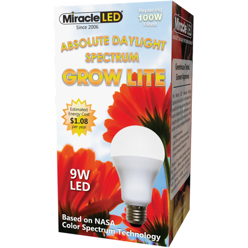 Miracle LED, Absolute Daylight 9W Full Spectrum Daylight Grow Lite