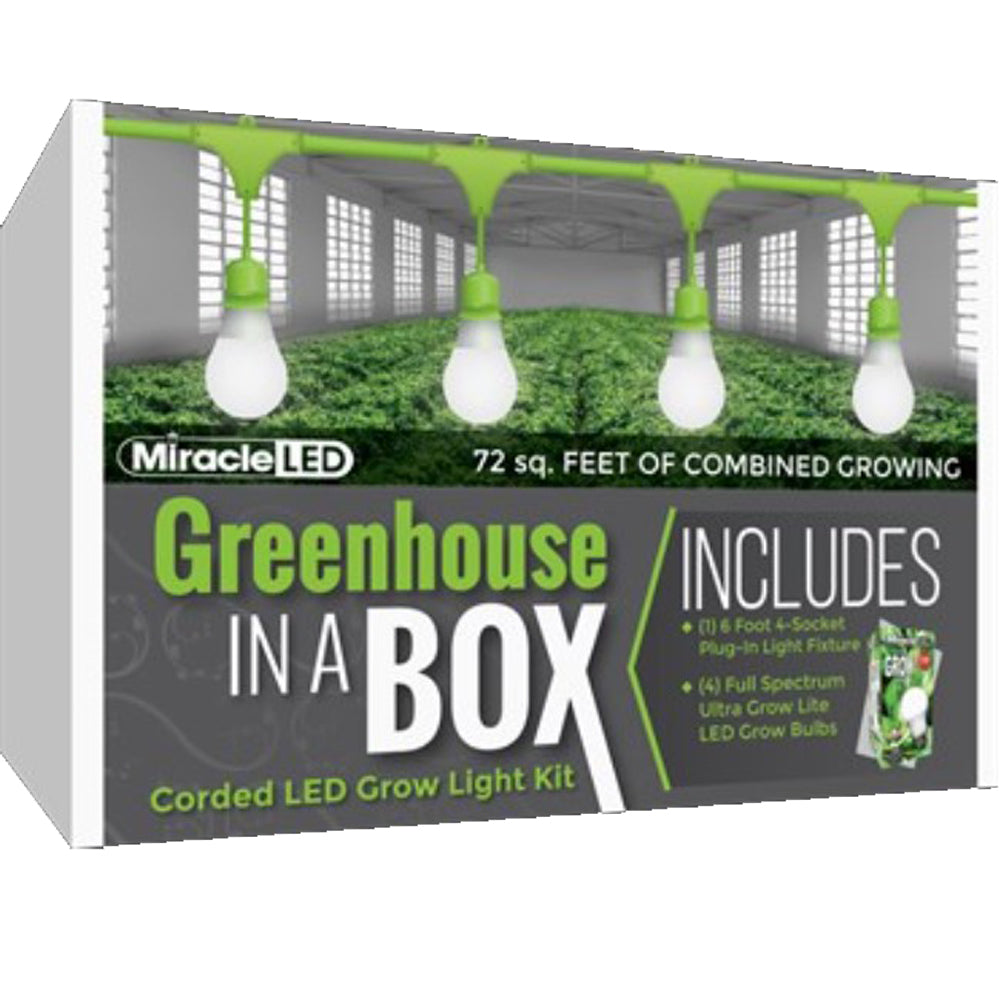 Miracle LED, Greenhouse in a Box LED Grow Light Kit