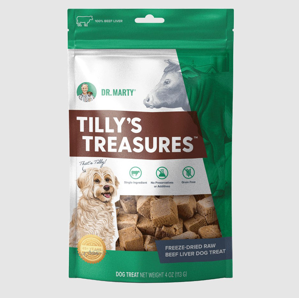 Dr. Marty, Tilly's Treasures Beef Liver, 4 oz.