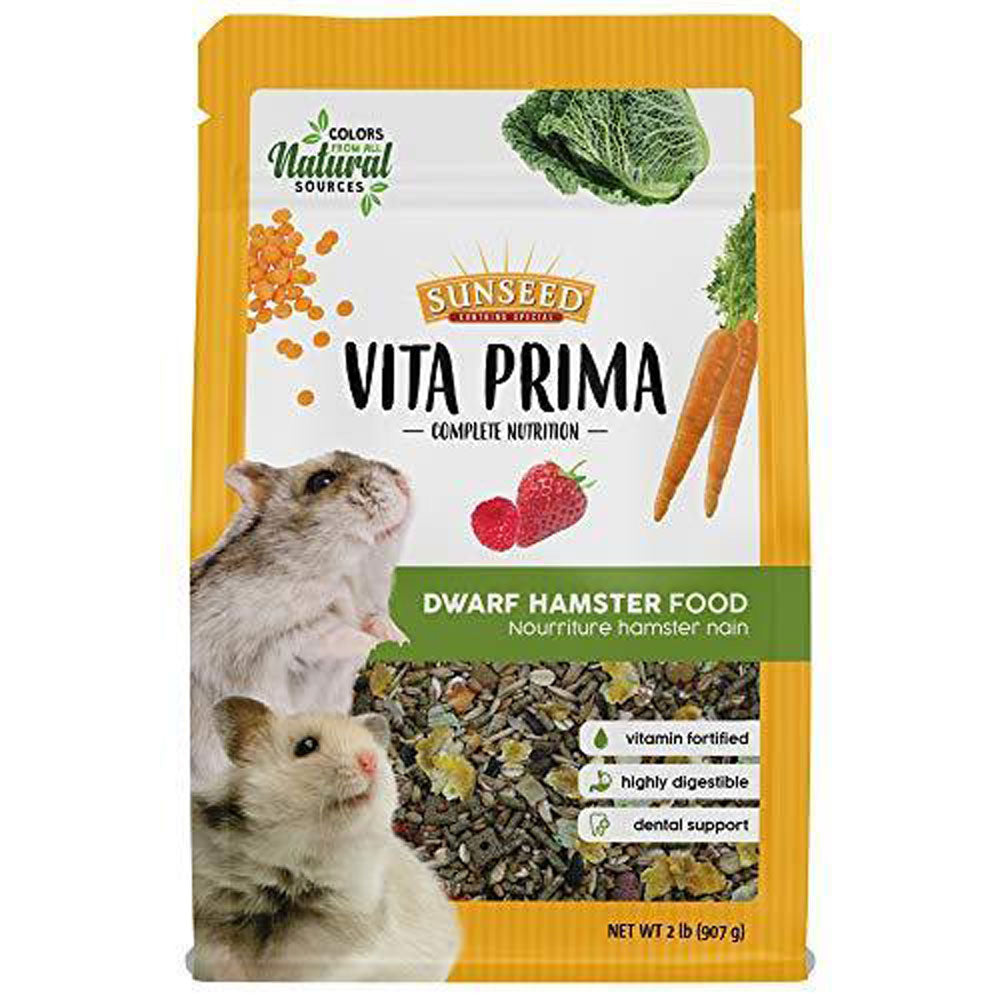 Sunseed, Vita Prima Dwarf Hamster, 2 lb.