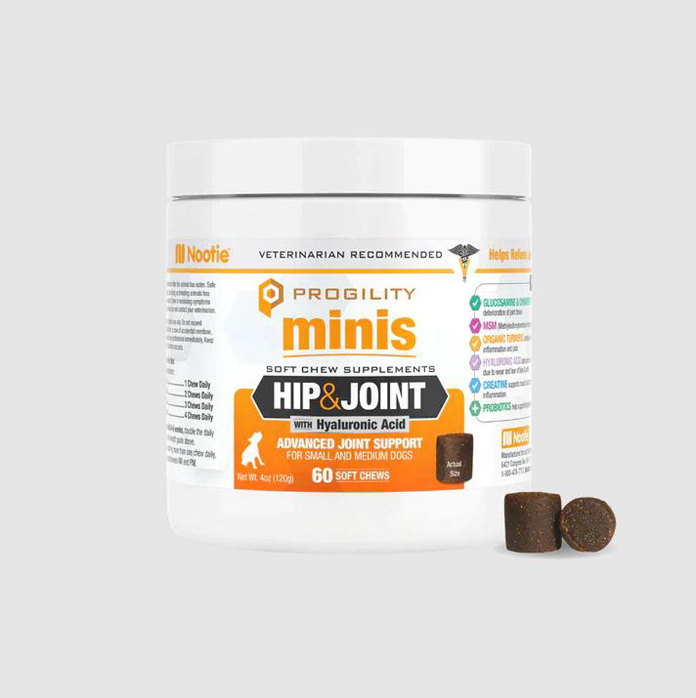 Nootie, Progility Mini Hip/Joint, Small/Medium, 60CT
