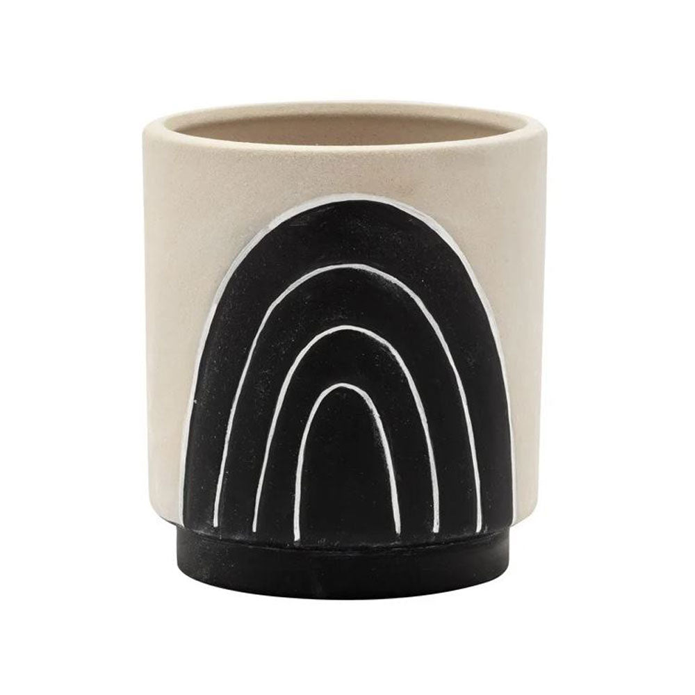 Napco, Matte 2 Tone Rainbow Vase