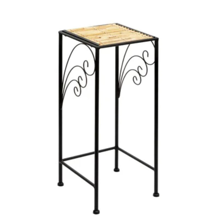 Napco, Metal & Wicker Plant Stand