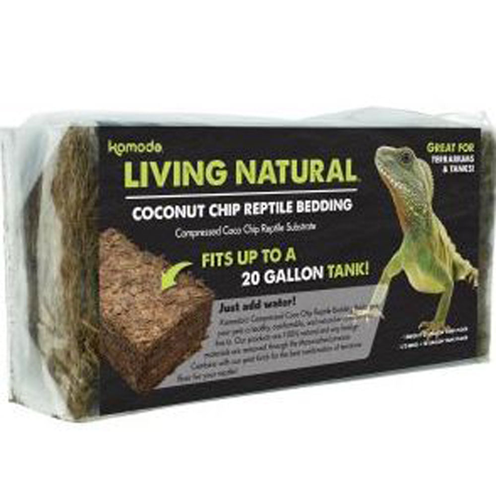 Komodo, Coconut Coir Chip Brick, 10 Gal Tank