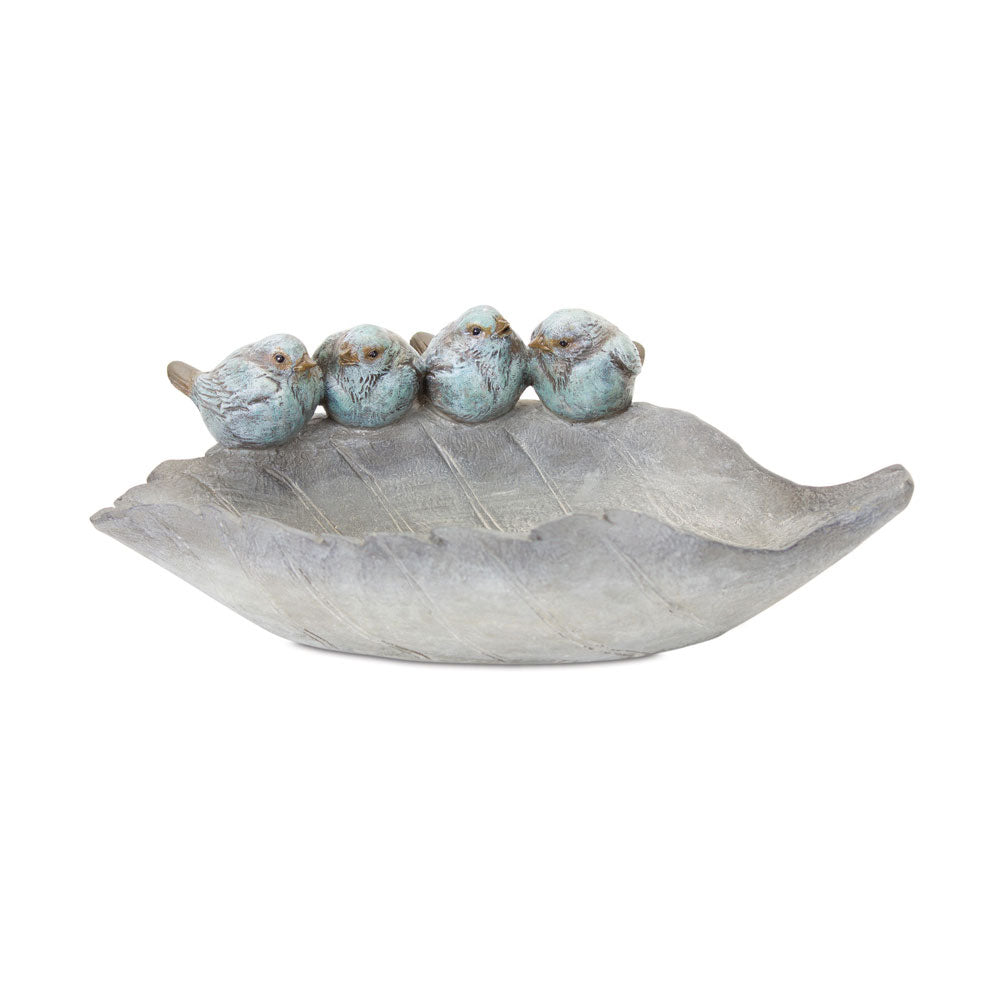 Melrose International, Bird On Leaf, 4.5"