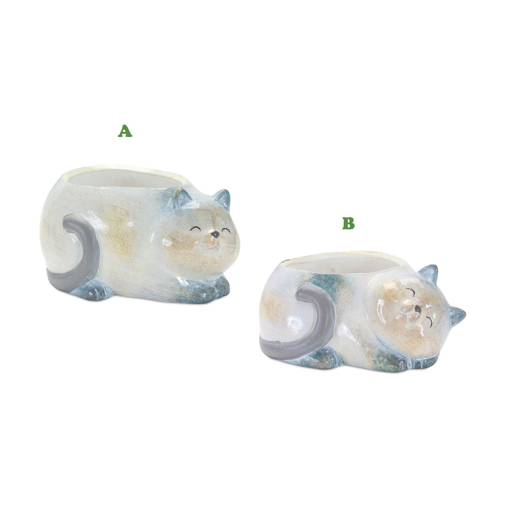 Melrose International, Cat Planter, Terra Cotta, Assorted & Sold Separately