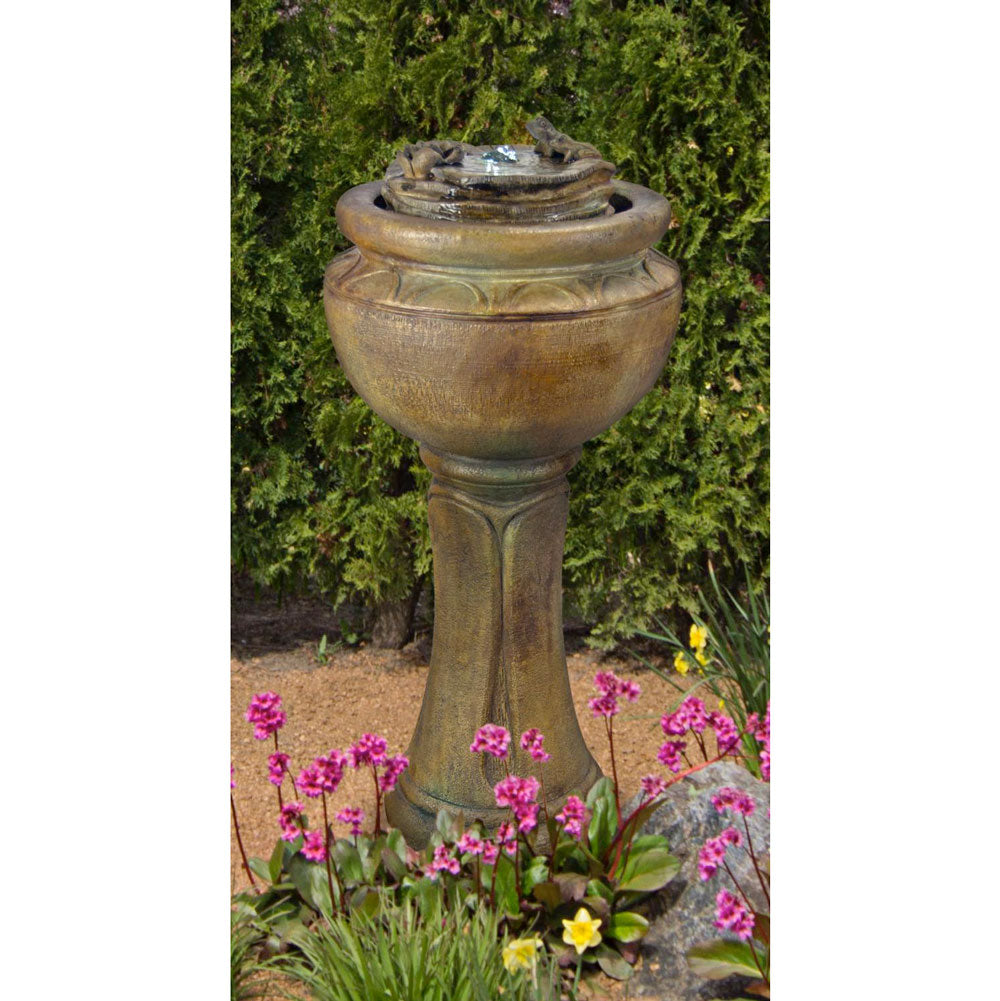 Henri Studio, Tall Frogs Patio Bubbler Fountain