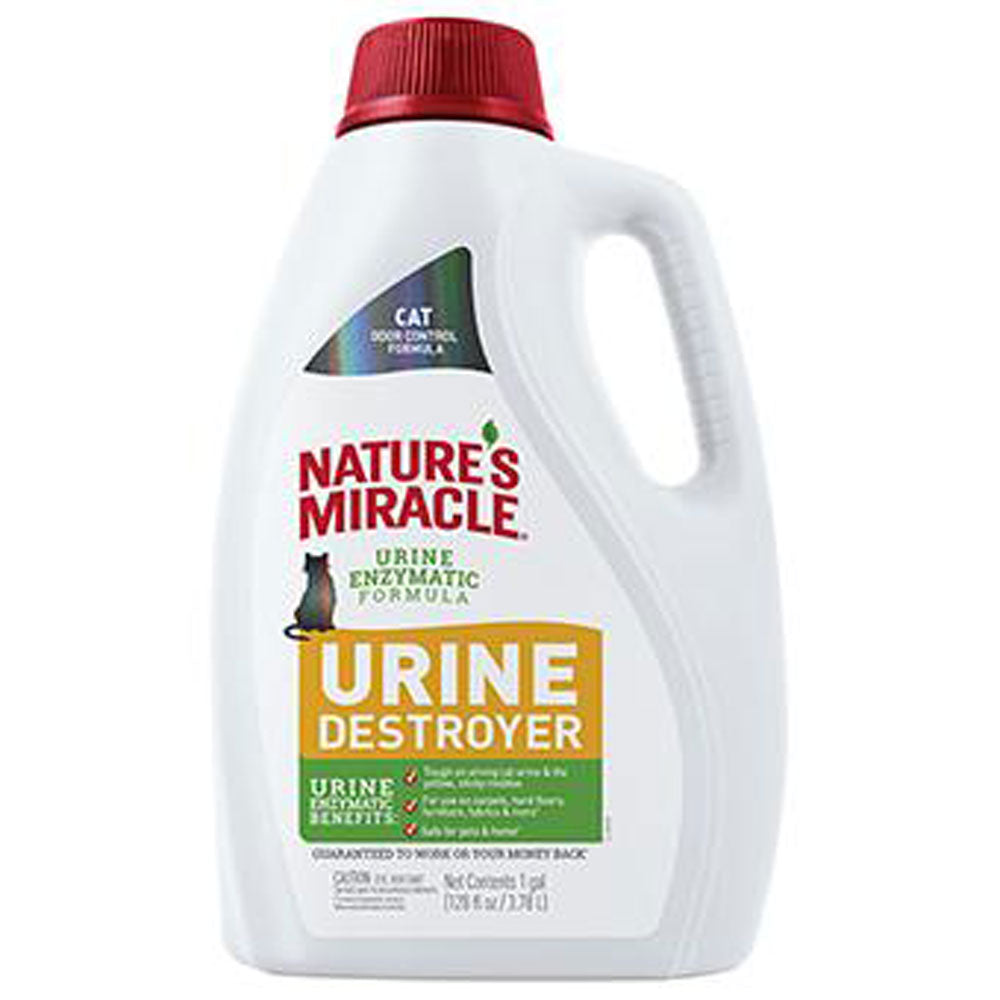 Nature's Miracle, Urine Destroyer Plus For Cats, 128 oz.