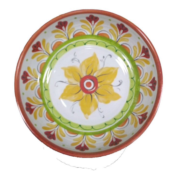 Gerson, Melamine Spanish Design Bowl, Sold Separately, 7.95"